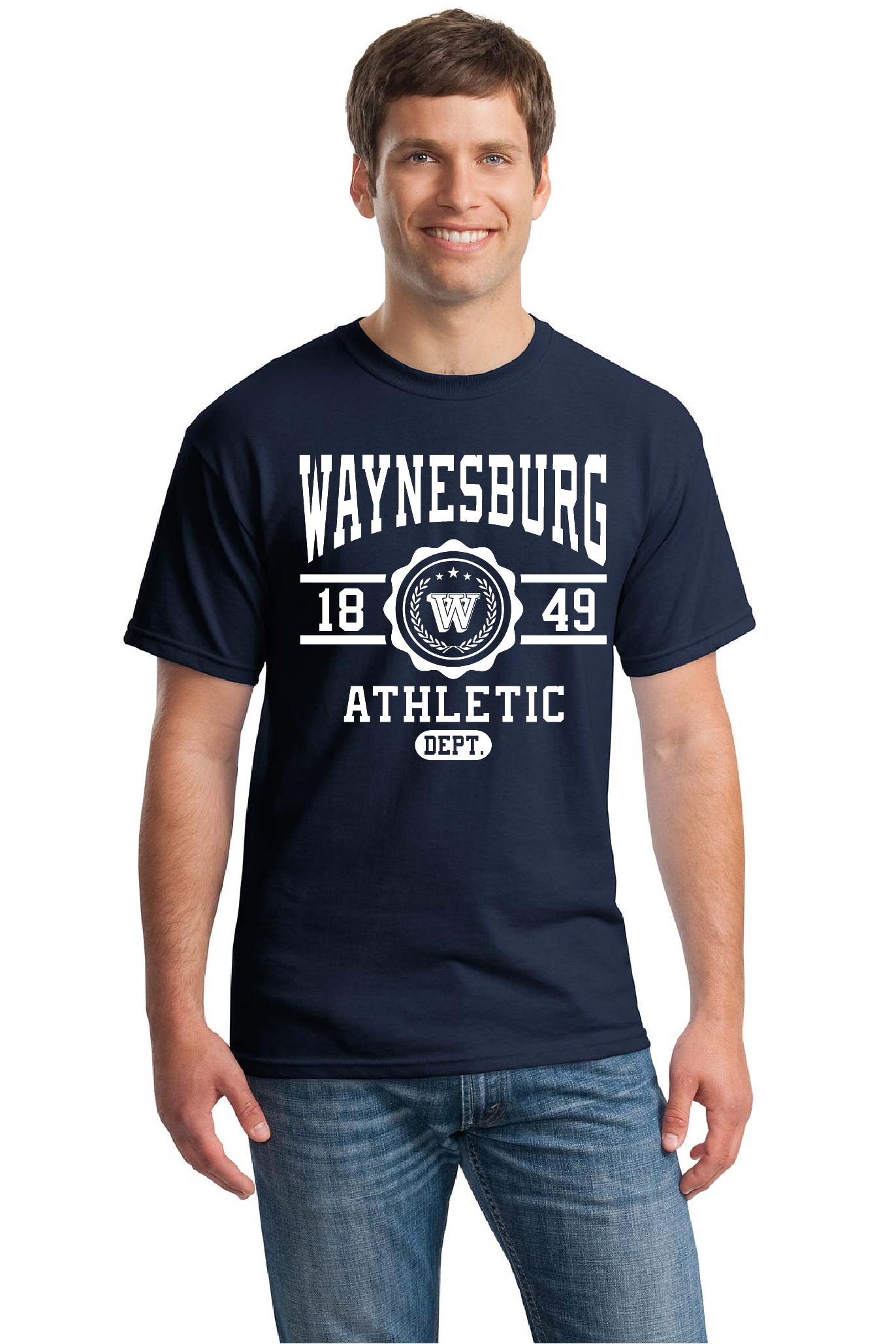 WU Athletic Dept Short Sleeve T-shirt Navy