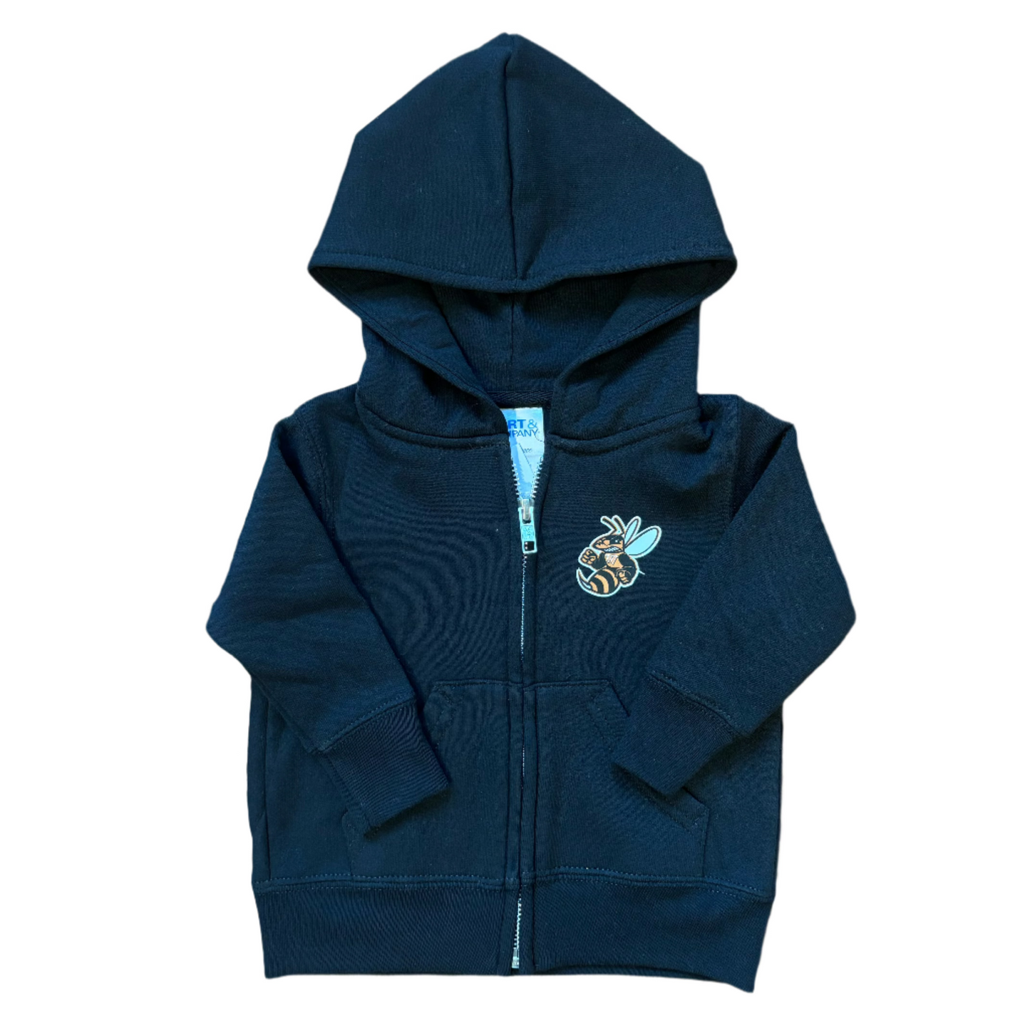 #1 Fan Infant/Toddler Black Zip-Up