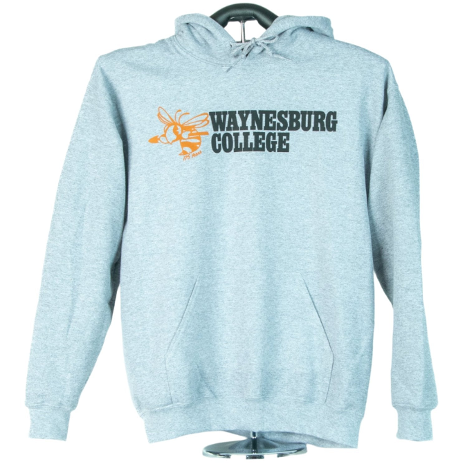 Limited Edition - Throwback Waynesburg College Hoodie Sports Gray