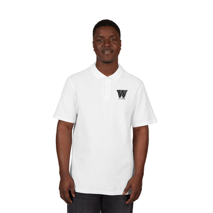 Embroidered 'W Alumni' Pique Unisex Polo Shirt