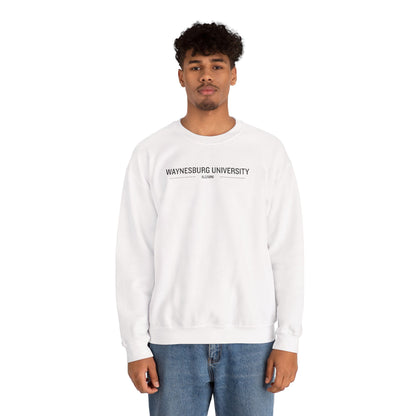 Waynesburg University Minimal Logo Sweatshirt