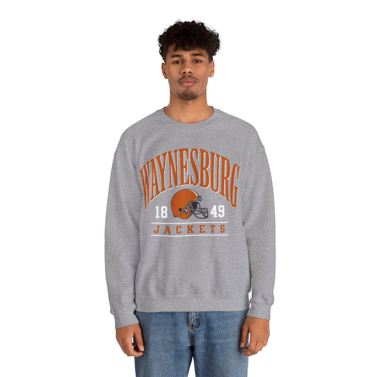 Waynesburg Jackets Vintage Football Crewneck Sweatshirt
