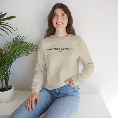 Waynesburg University Minimal Logo Sweatshirt