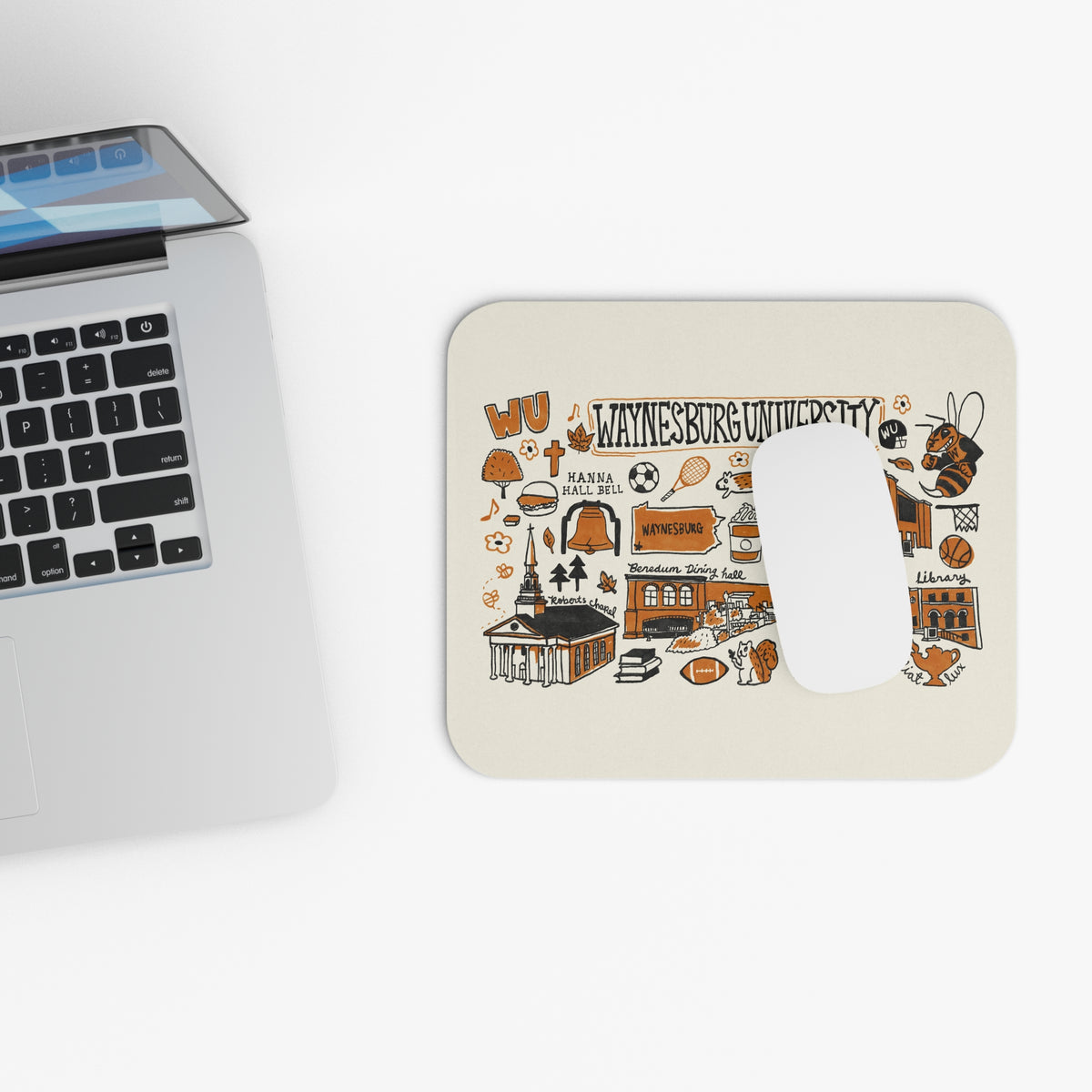 Waynesburg University Campus Mouse Pad