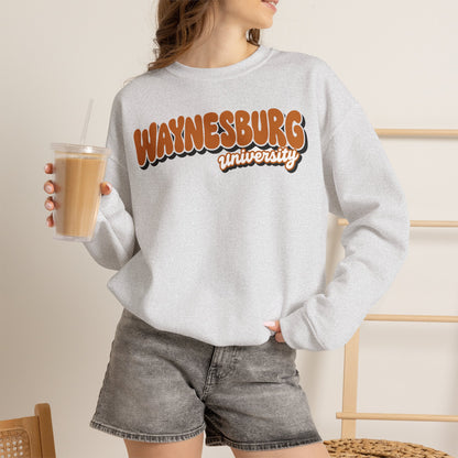 Waynesburg University Retro Crewneck Sweatshirt