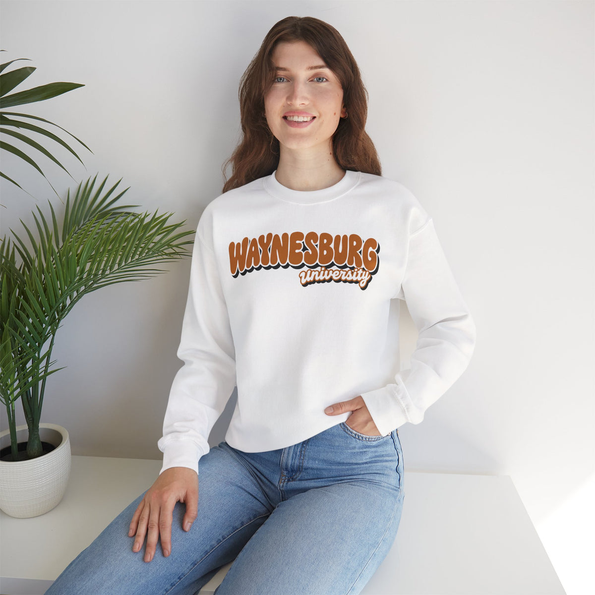 Waynesburg University Retro Crewneck Sweatshirt