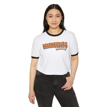 Waynesburg University Ringer T-Shirt