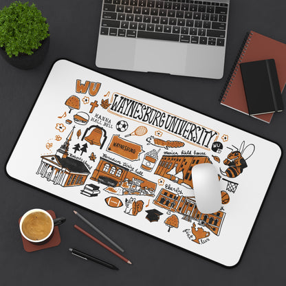 Waynesburg University Campus Desk Mat