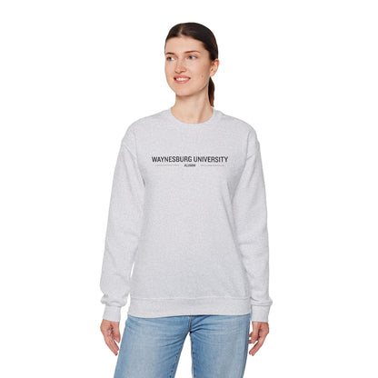 Waynesburg University Minimal Logo Sweatshirt