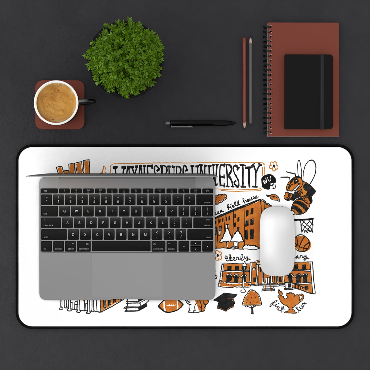 Waynesburg University Campus Desk Mat