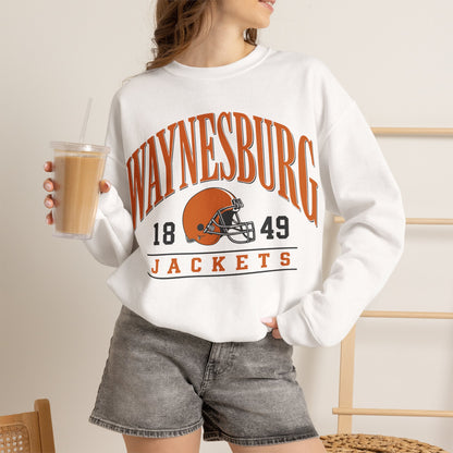Waynesburg Jackets Vintage Football Crewneck Sweatshirt