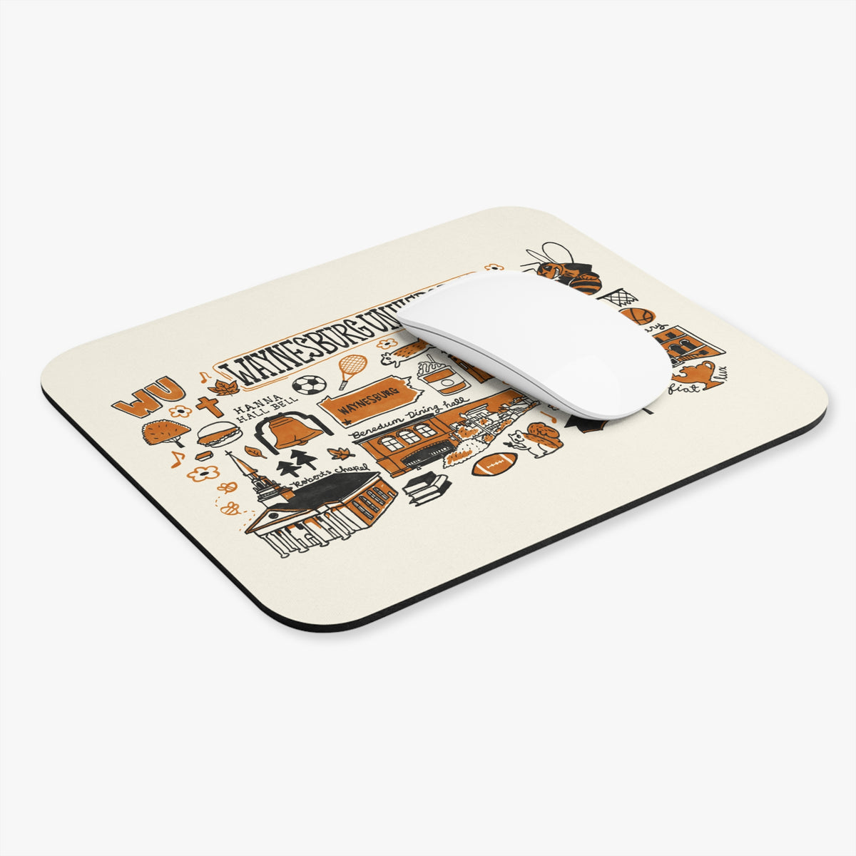 Waynesburg University Campus Mouse Pad