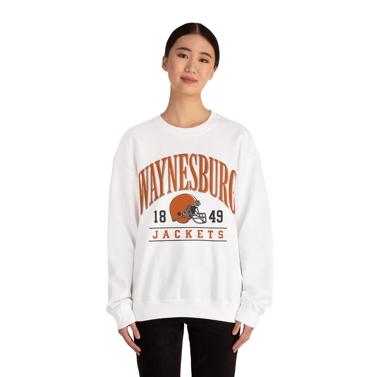 Waynesburg Jackets Vintage Football Crewneck Sweatshirt