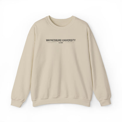 Waynesburg University Minimal Logo Sweatshirt