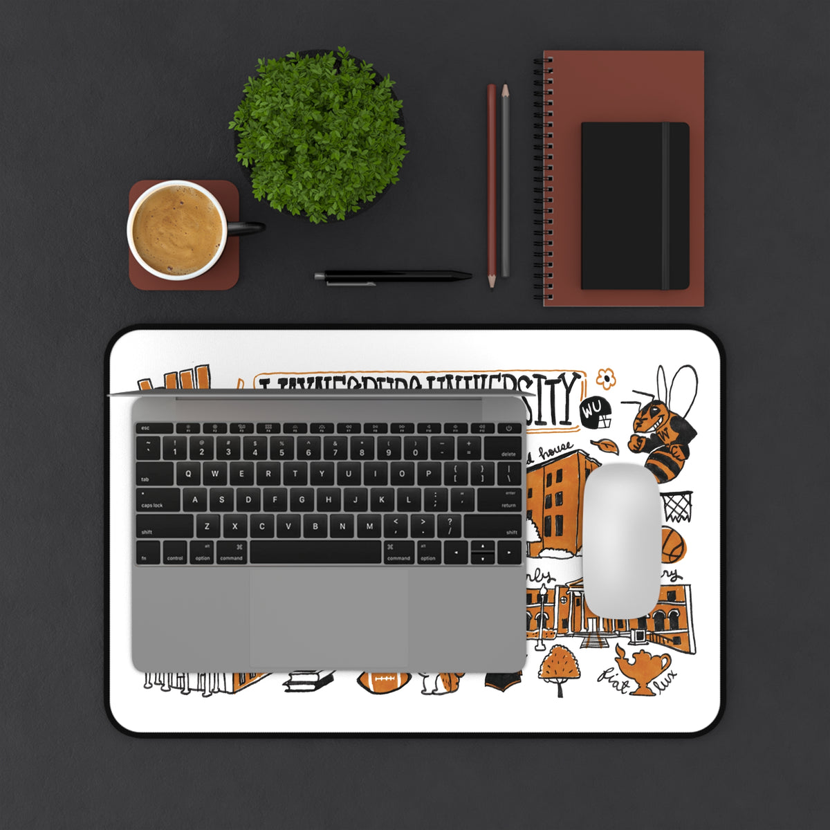 Waynesburg University Campus Desk Mat