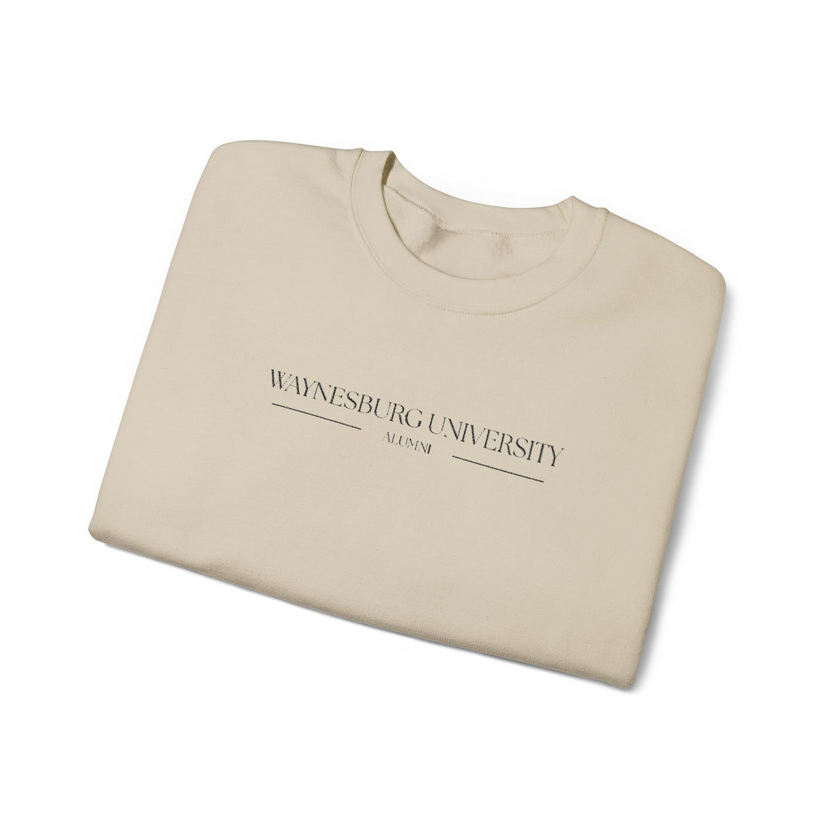 Waynesburg University Alumni Embroidered Crewneck