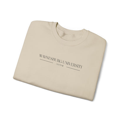 Waynesburg University Alumni Embroidered Crewneck