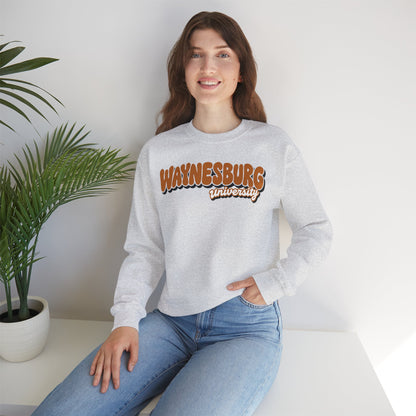 Waynesburg University Retro Crewneck Sweatshirt