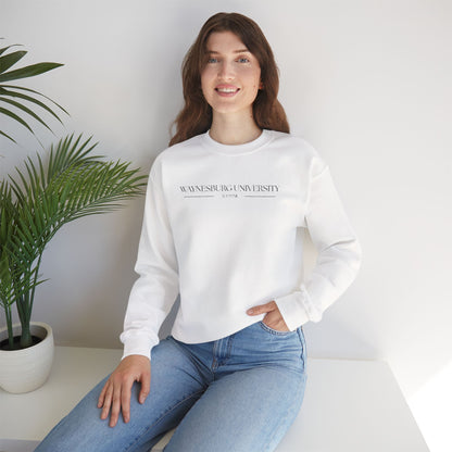 Waynesburg University Alumni Embroidered Crewneck