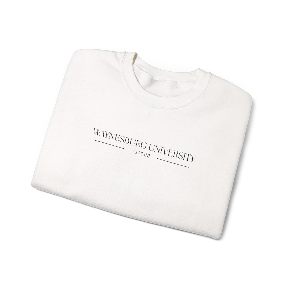 Waynesburg University Alumni Embroidered Crewneck