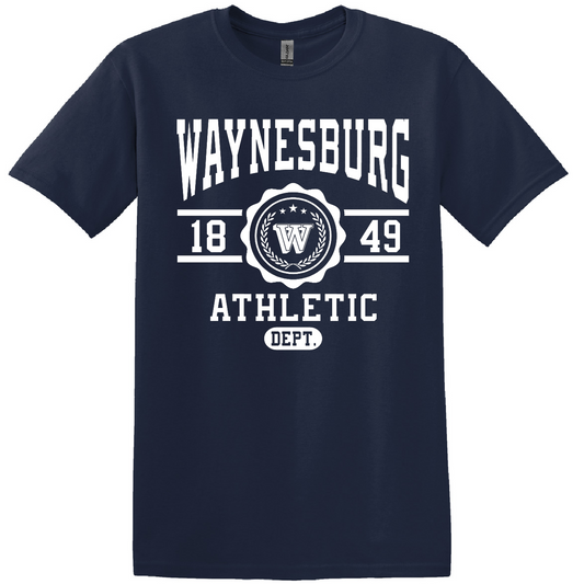 WU Athletic Dept Short Sleeve T-shirt Navy