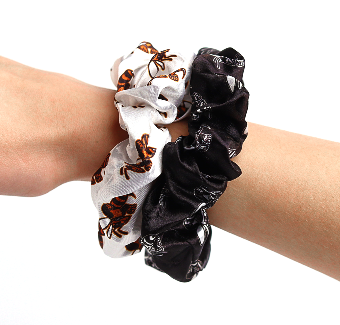 White Sting Scrunchie