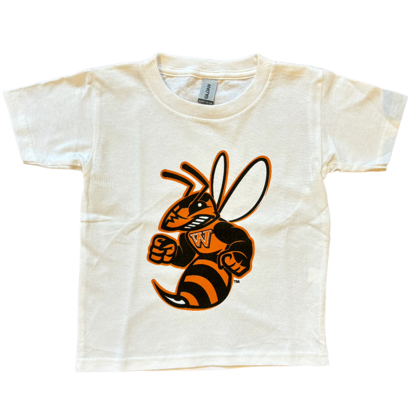 Large Sting T-Shirt Toddler and Youth White