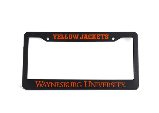 Orange License Plate Frame