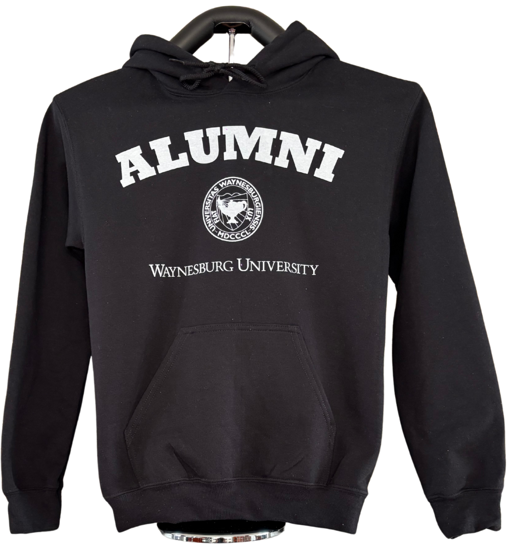 Alumni w/Seal Hoodie Black