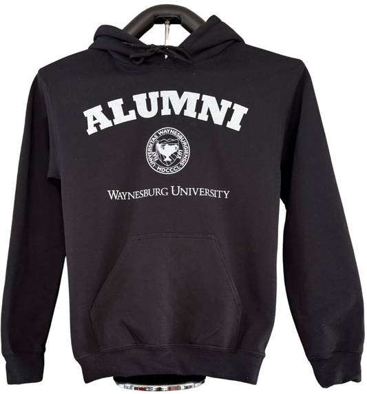 Alumni w/Seal Hoodie Black
