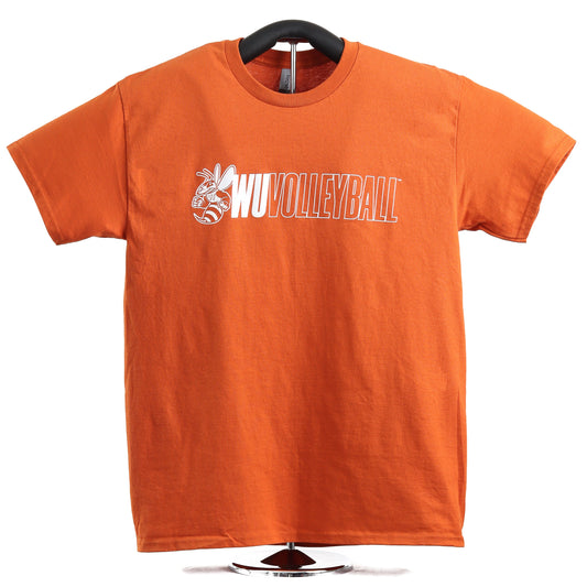 WU Volleyball T-shirt Orange