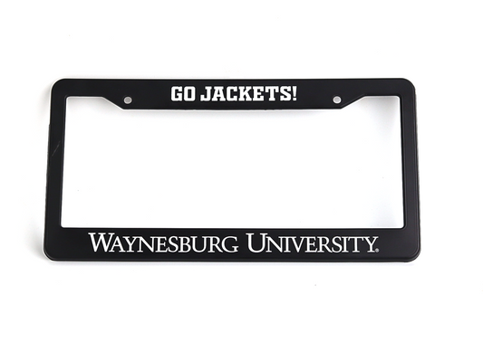 Black License Plate Frame