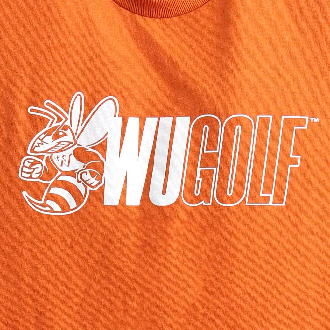 WU Golf T-shirt Orange